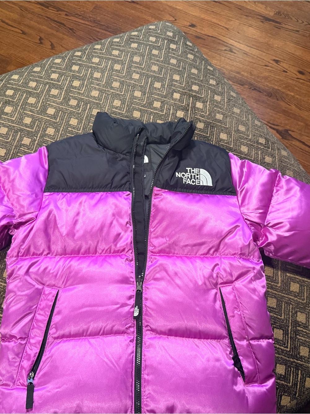 The North Face 700 Kids Purple & Black Puffer Jacket